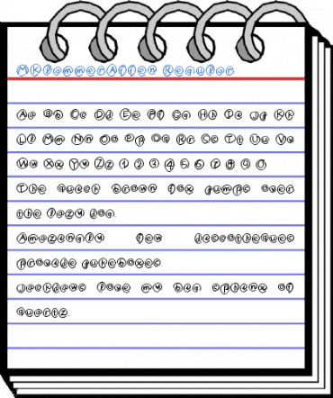 MKlammerAffen Regular Font