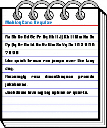 MobleySans Regular Font