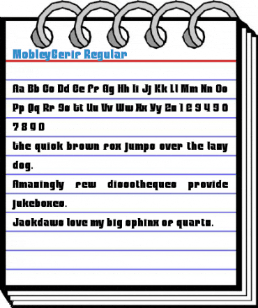 MobleySerif Regular Font