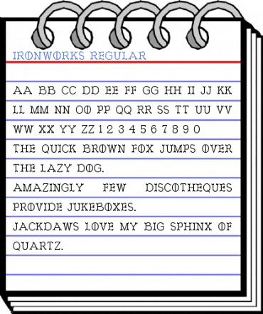 Ironworks Regular Font