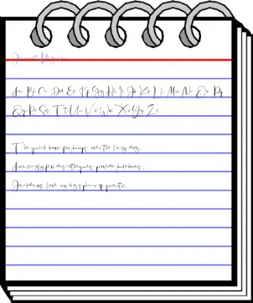 Jannet Regular Font