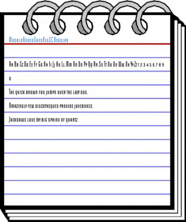 ModulaRoundSansRegSC Regular Font