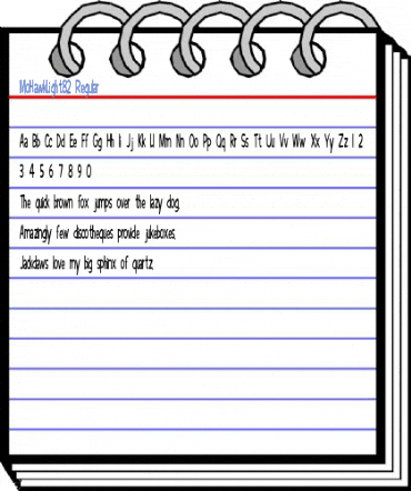 MoHawkLight82 Regular Font