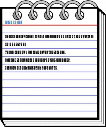 Mojo Roman Font