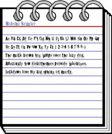 Moksha Regular Font
