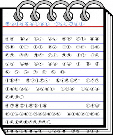 Molecular Normal Font