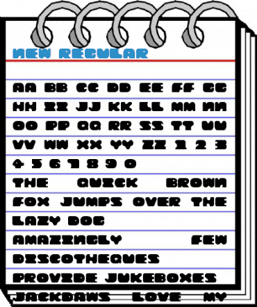 New Regular Font