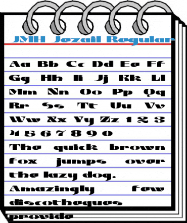 JMH Jezail Regular Font