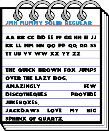 JMH Mummy Solid Regular Font