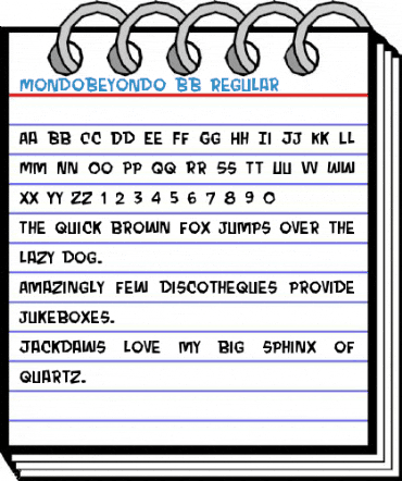 MondoBeyondo BB Regular Font
