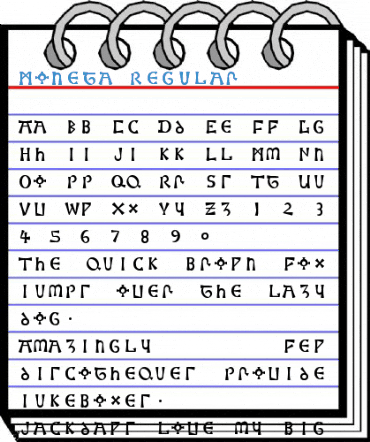 Moneta Regular Font