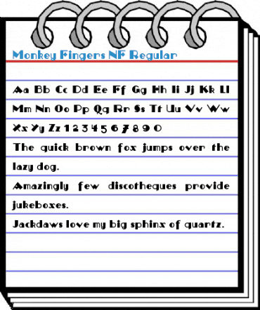 Monkey Fingers NF Regular Font