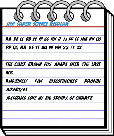 JMH Super Science Regular Font