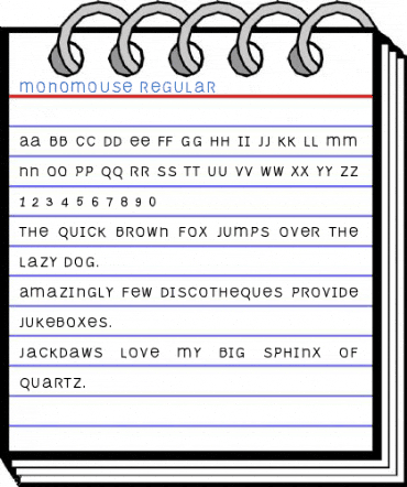 MonoMouse Regular Font