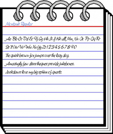 Montauk Regular Font