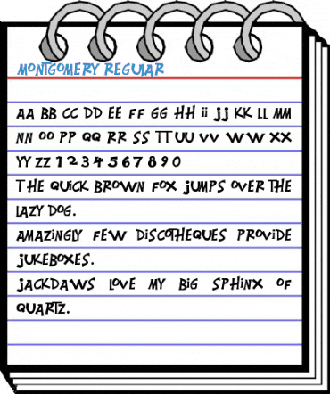 Montgomery Regular Font