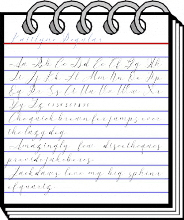Kaitlyne Regular Font