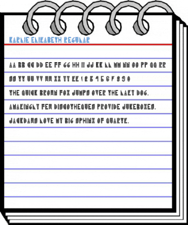 Karlie Elizabeth Regular Font