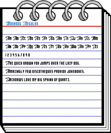 Moondog Regular Font