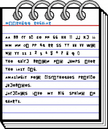 Moore899 Regular Font