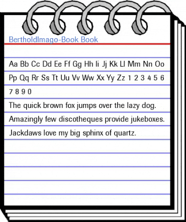 BertholdImago-Book Book Font