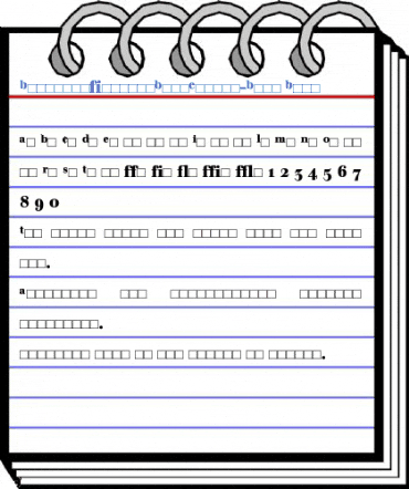 BertholdWalbaumBoldExpert-Book Book Font