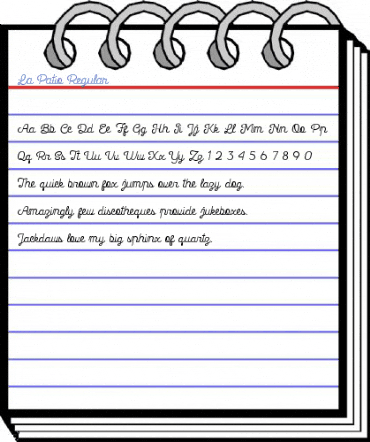La Patio Regular Font