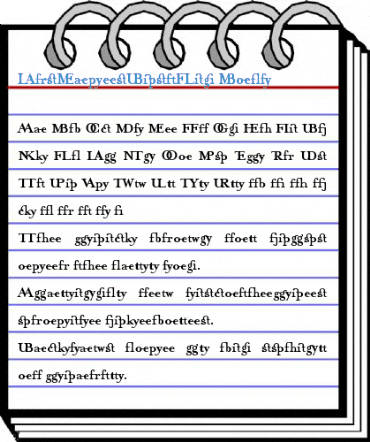 MrsEavesJustLig Bold Font