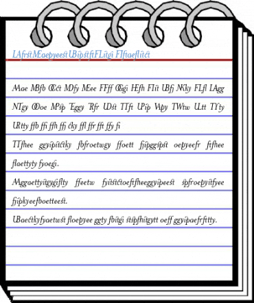 MrsEavesJustLig Italic Font