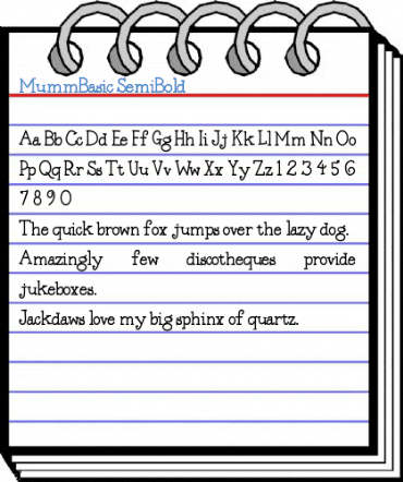 MummBasic Font