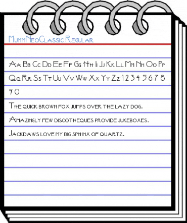 MummNeoClassic Regular Font