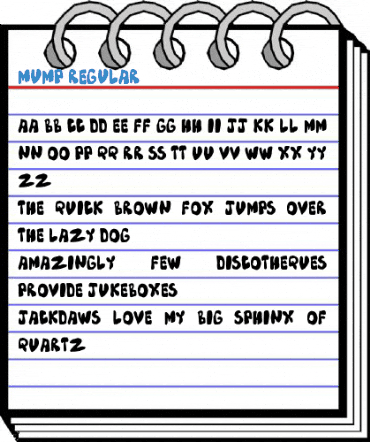 Mump Regular Font