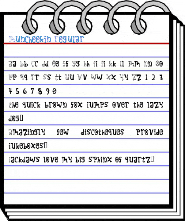 Muncheekin Regular Font