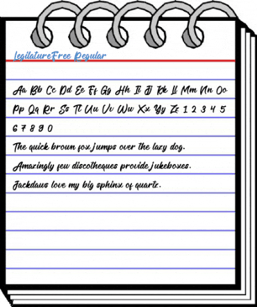 LegilatureFree Regular Font