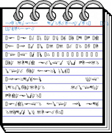 musical instruments, 3rd chair Font