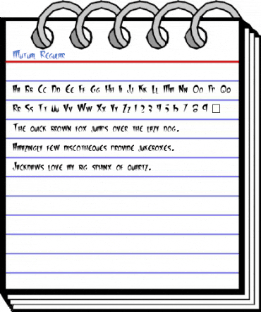 Mutual Regular Font