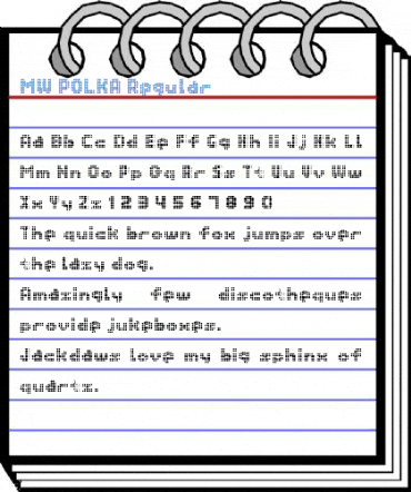 MW POLKA Regular Font