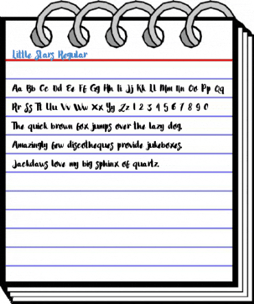 Little Stars Regular Font