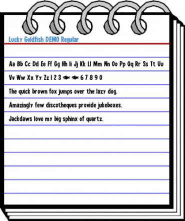 Lucky Goldfish DEMO Regular Font