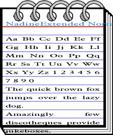 NadineExtended Normal Font