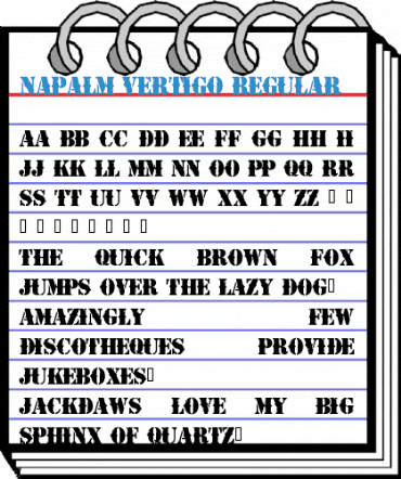 Napalm Vertigo Regular Font