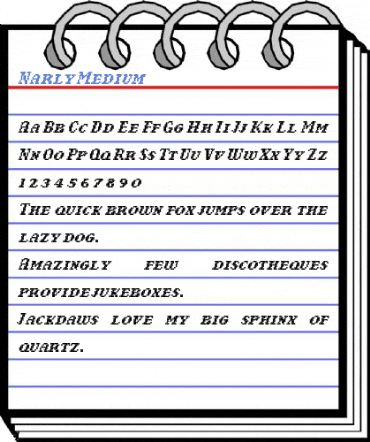 Narly Medium Font