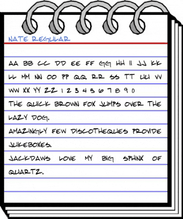 Nate Regular Font