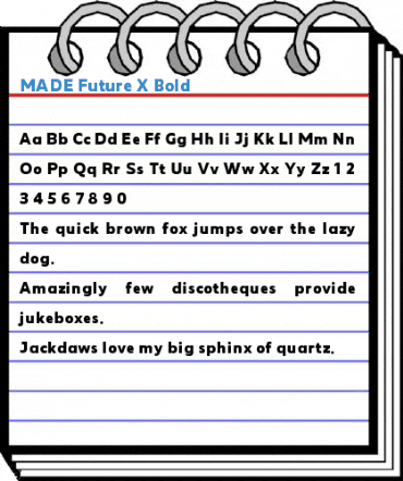 MADE Future X Bold Font