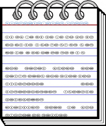 NationalCodes Light Font