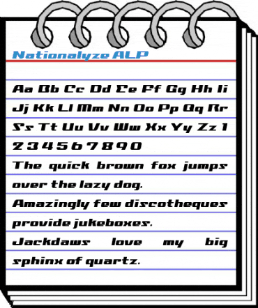 Nationalyze Font