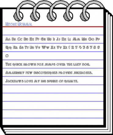 Neonz Normal Font
