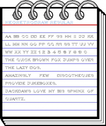 NeoRetroDraw Regular Font