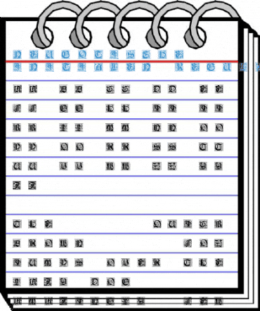 Neugotische Initialen Regular Font