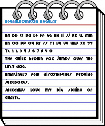 Neuralnomicon Regular Font
